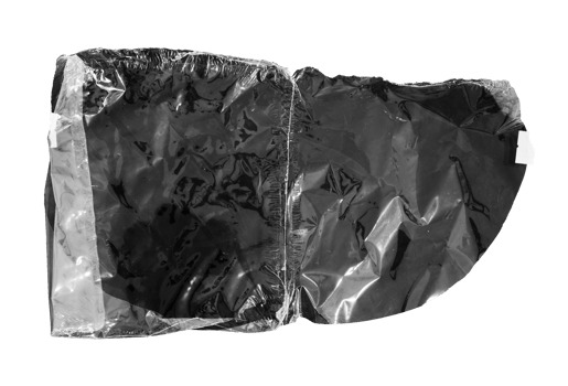 crumpled black garbage bag texture png