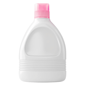 White plastic bottle, illustration png