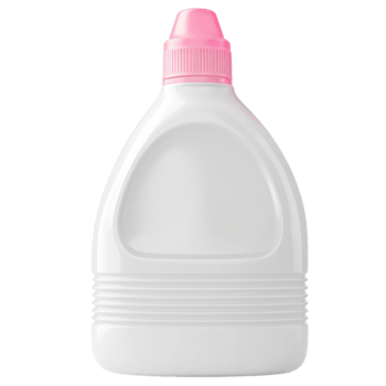 White plastic bottle png