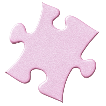 Pink Puzzle piece png