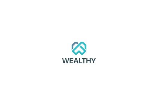 Letter w creative technological logo vector