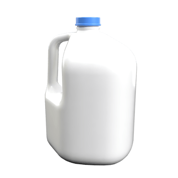 Plastic Gallon image 3d Rendering png