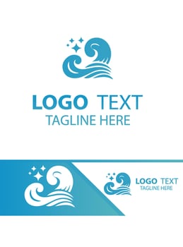 Wave Power waves logo vector