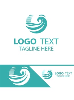 Eternal Wave waves logo vector
