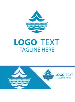 Wave Dance waves logo vector