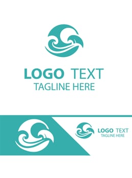 Wave Pulse waves logo vector