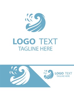 best Blue Wave logo vector