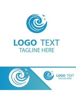 Ocean Wave logo vector