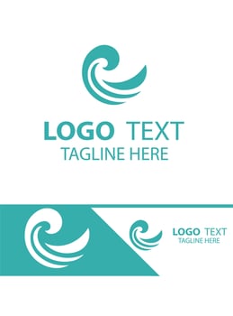 Ripple Tide Waves Logo vector