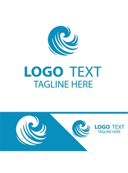 Sea Surge Waves Logo vector