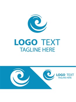 Horizon Surge Waves Logo vector