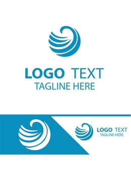 Splash Flow Waves Logo vector