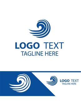 Ripple Wave Logo vector