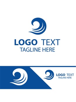 Wave Pulse Logo Design vector