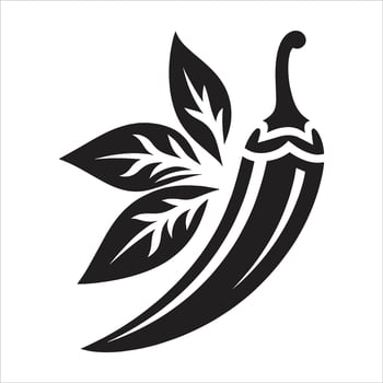 Chili pepper icon illustration vector
