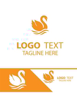 Dreamy Swan logo vector