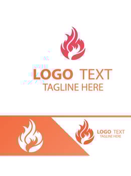 Inferno Rush flame logo vector