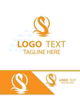 Swan Blossom logo vector
