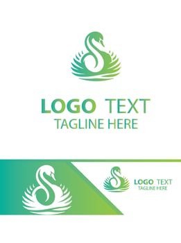 Swan Sparkle logo vector