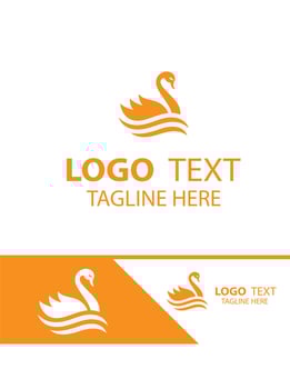 Swan Glow logo vector