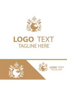 Festive Grains logo vector