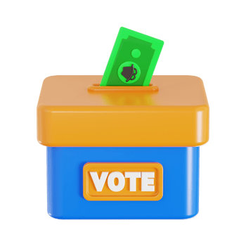 Digital Box for Voting with Money png