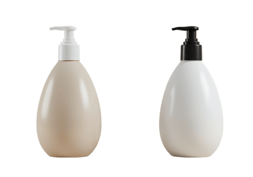 Two bottles of liquid soap and a pump png