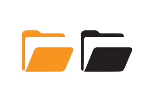 Folder icon illustration vector