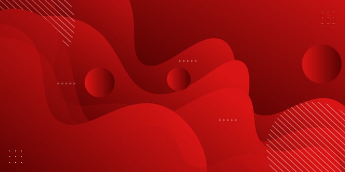 Dark red wavy background with gradient textured background design in 3D style. vector