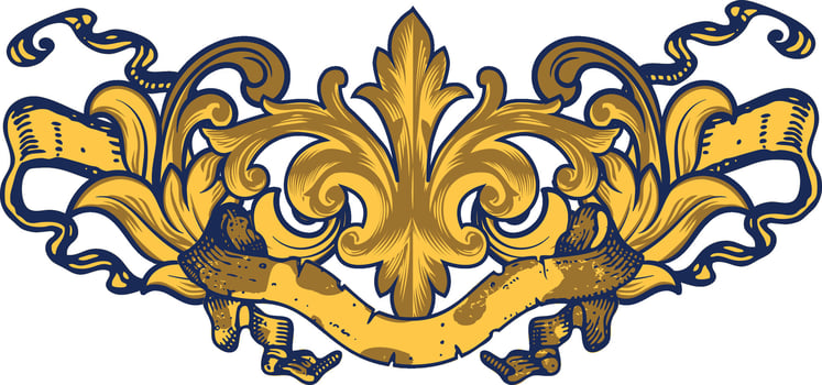 Elegant Midieval Scroll vector