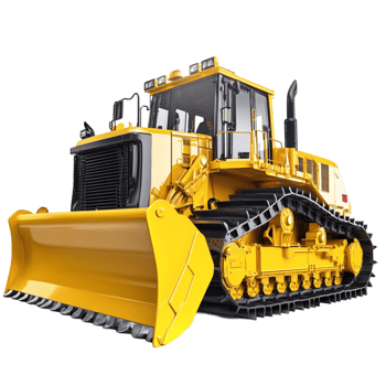 Industrial Bulldozer Heavy-Duty Machine png