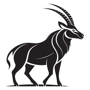 wildlife animal silhouette stencil black icn vector