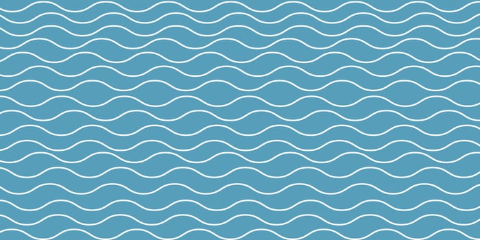 Blue abstract wave pattern. Curve outline print. Striped endless texture. minimalistic vintage background with wavy lines vector