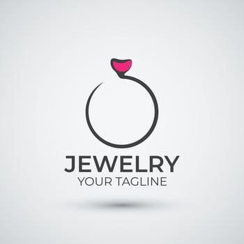 Ring logo icon design template vector