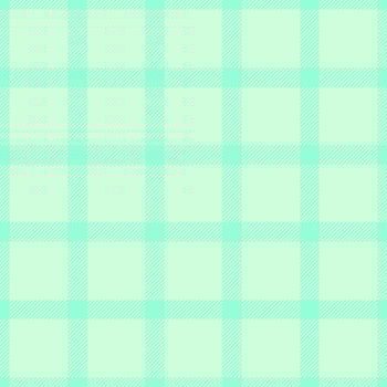 Square textile background, fancy check fabric tartan. Royalty seamless texture plaid pattern in mint and light colors. vector