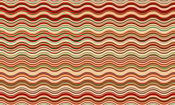 Vibrant wavy stripes background in warm, earthy tones. Perfect for website banners, textile designs, packaging, and more. vector