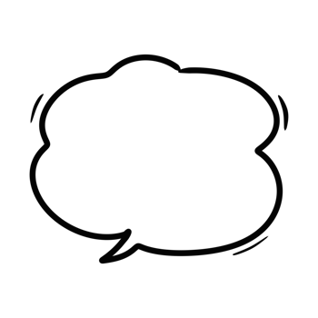 isolated hand drawn doodle speech bubble illustration design png