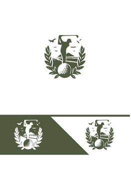 The Golf Studio golf logo vector