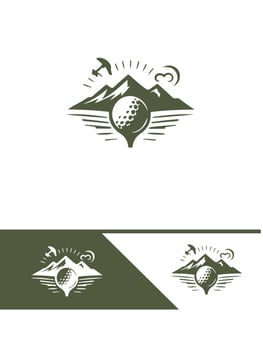 Hole in One Golf golf logo vector
