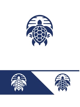 Turtle World Turtle logo vector
