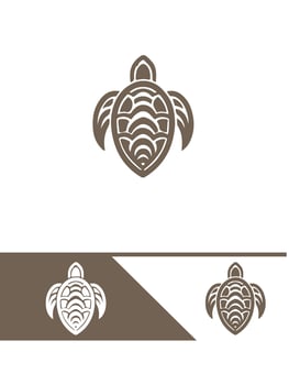 Turtle Waves Turtle logo vector