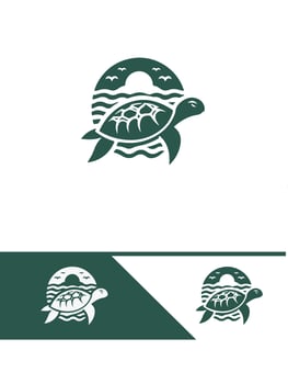 Turtle Treasure Turtle logo vector
