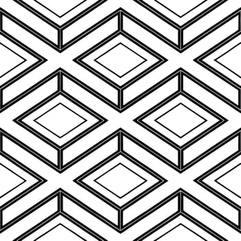 Sophisticated seamless pattern blending digital techno geometrics with structured angular patterns in a modular tiled layout under isolated whitebalance concept as Modular digital Dynamic Set 2 vector