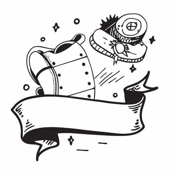 Hiking boots and compass icon with blank area for personalized messages concept as A customizable hiking boots and compass icon featuring a blank area for adding personalized messa Dynamic vector