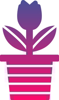Tulip Creative Icon Symbol Art Sign vector
