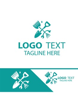 Garden Haven gardening logo vector