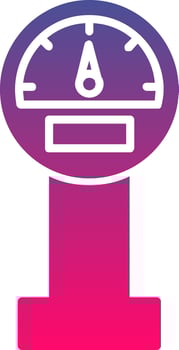 Meter Creative Icon Symbol Art Sign vector