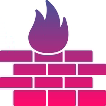 Flame Creative Icon Symbol Art Sign vector