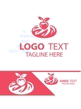 Patisserie Enchante pastry logo vector