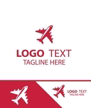 Jet Trek plane logo vector